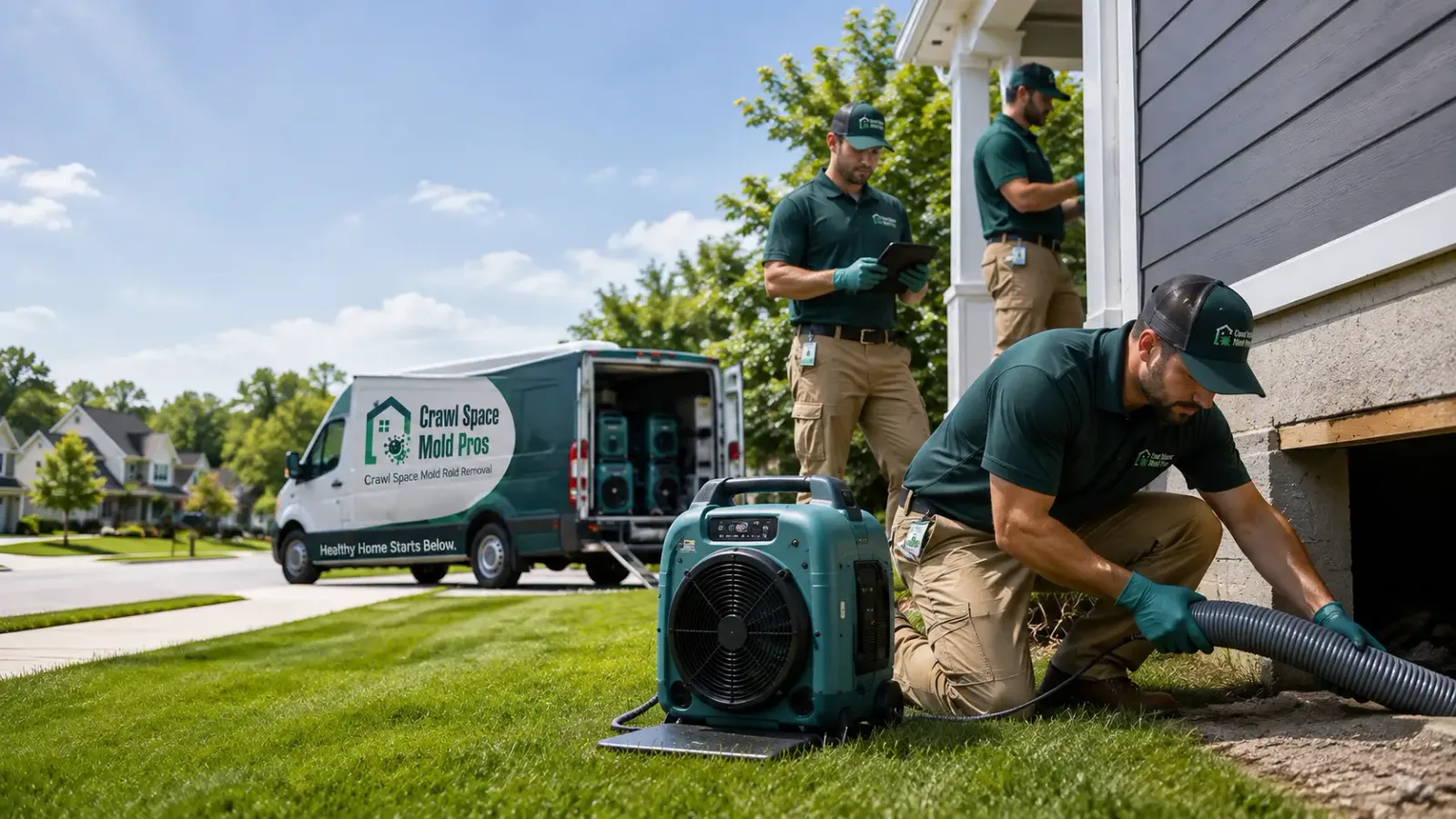 Crawl Space Mold Removal in Marietta, IL